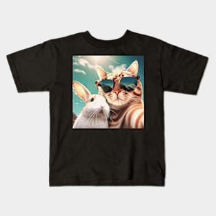 Selfie cat Kids T-Shirt